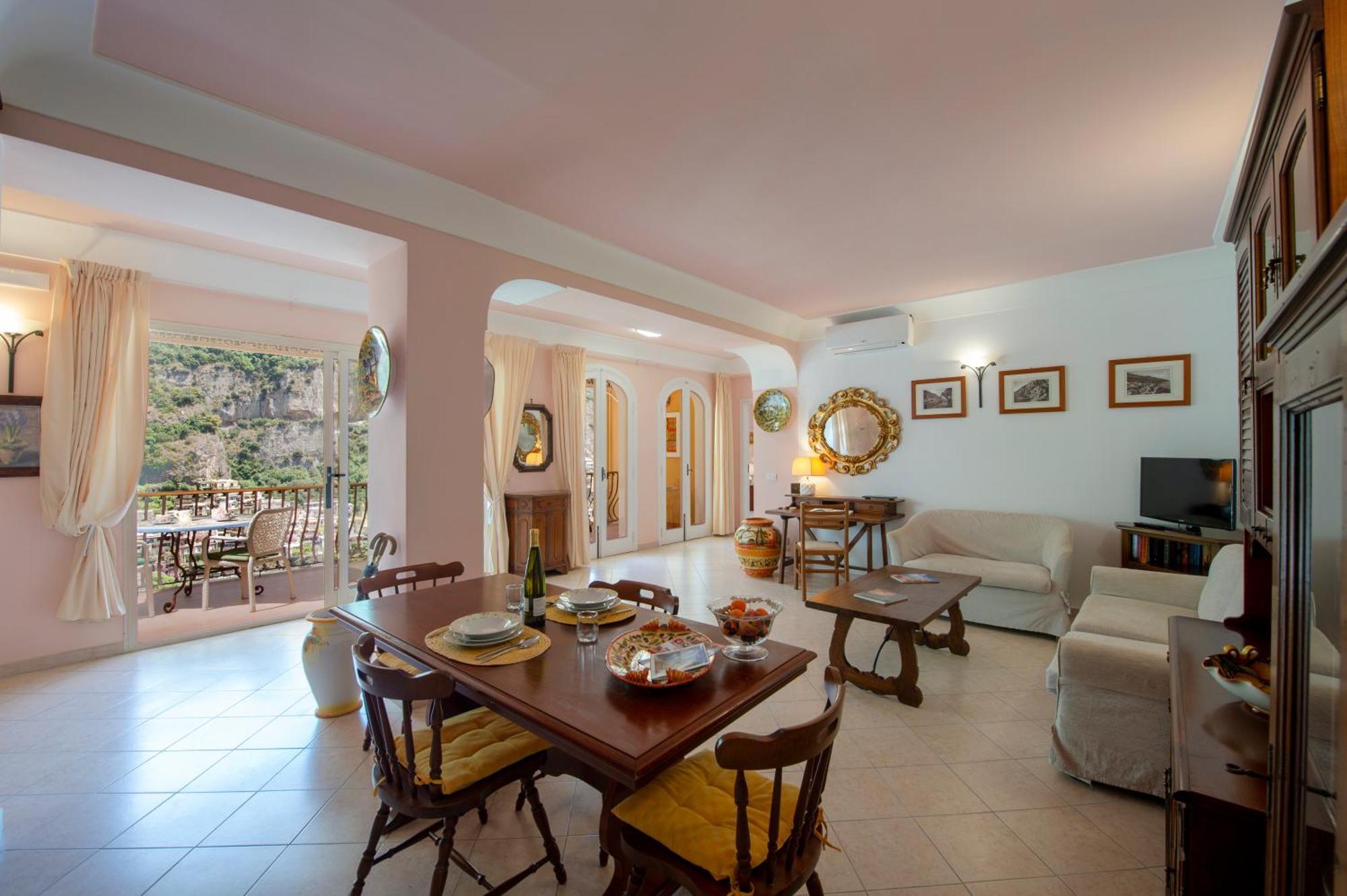 Casa Le Terrazze Apartment Positano Luaran gambar